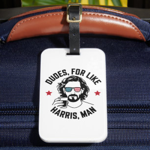 Etiqueta De Bagagem Homens Para Como Harris Man White Dues Para Harris