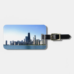 Etiqueta De Bagagem Horizonte de Chicago