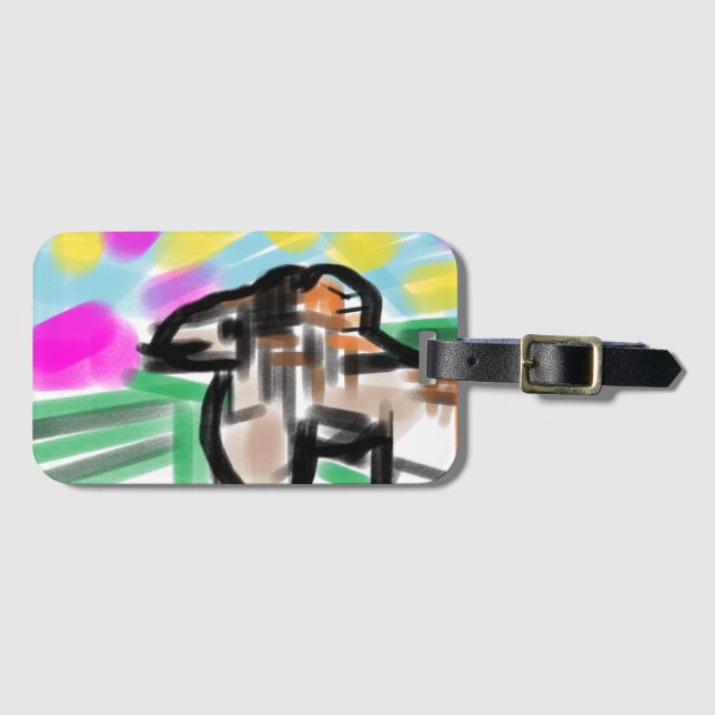 Etiqueta De Bagagem Horse joy (Frente Horizontal)