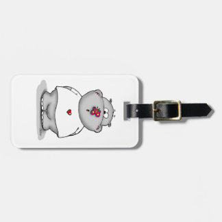 Etiqueta De Bagagem Howie o hipopótamo pequeno - Hippopotamus