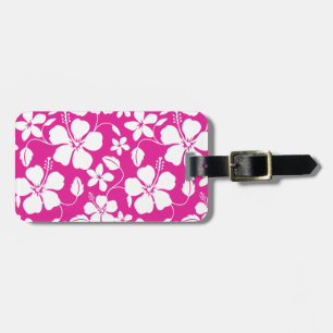 ETIQUETA DE BAGAGEM HULA HAWAIIAN (HIBISCUS) - MARCA DE LUGAGEM DE PIN