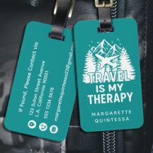 Humor de Viagem Moderno Divertido Tipografia Verde