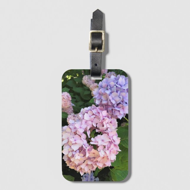 Etiqueta De Bagagem Hydrangeas (Frente Vertical)