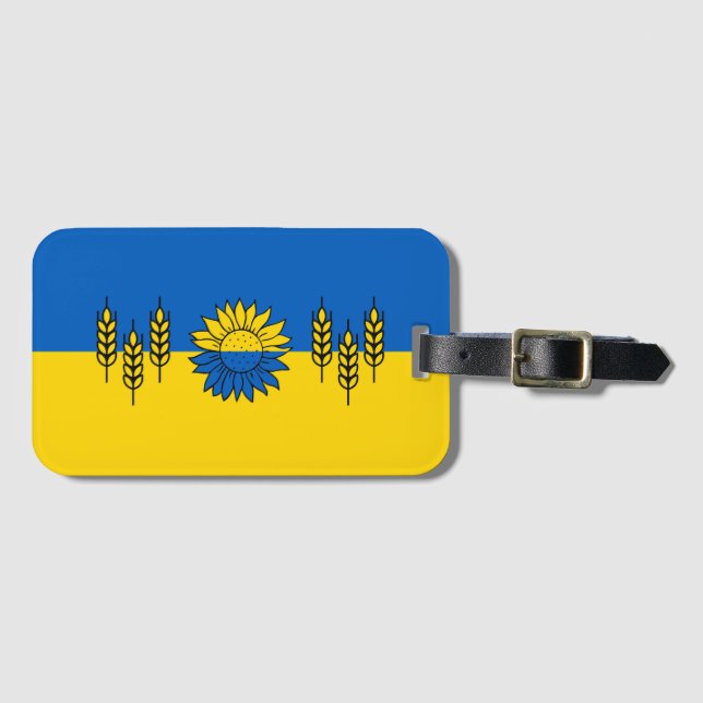 Etiqueta De Bagagem I love Ukraine (Frente Horizontal)
