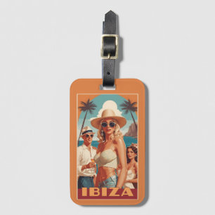 Etiqueta De Bagagem Ibiza, Poster de viagens Espanha