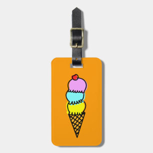 Etiqueta De Bagagem Icecream