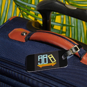 Etiqueta De Bagagem Ícone de Gráfico de estante Minimalista