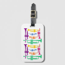 ID do Instrumento de Música do Trumpet Multicolor