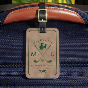 Etiqueta De Bagagem ID Personalizado Saco Velho-Marrom-Etiqueta para G