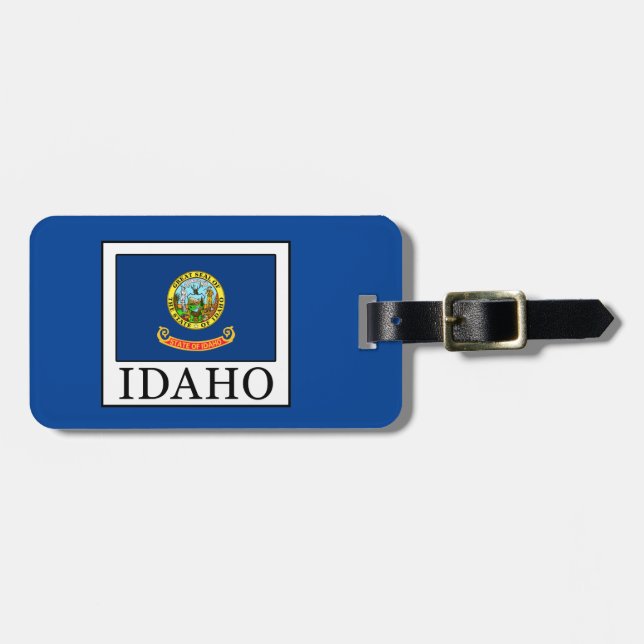 Etiqueta De Bagagem Idaho (Frente Horizontal)