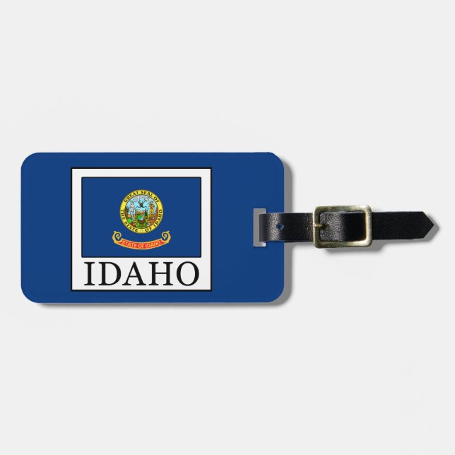 Etiqueta De Bagagem Idaho (Frente Horizontal)