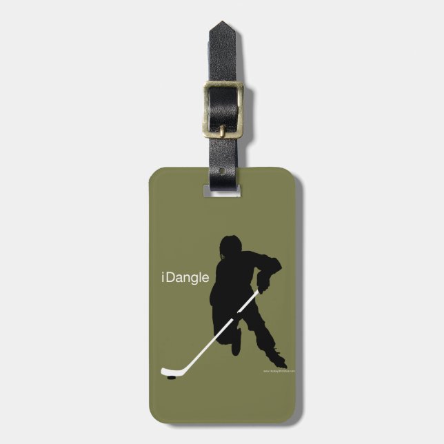 Etiqueta De Bagagem iDangle (Hockey) (Frente Vertical)