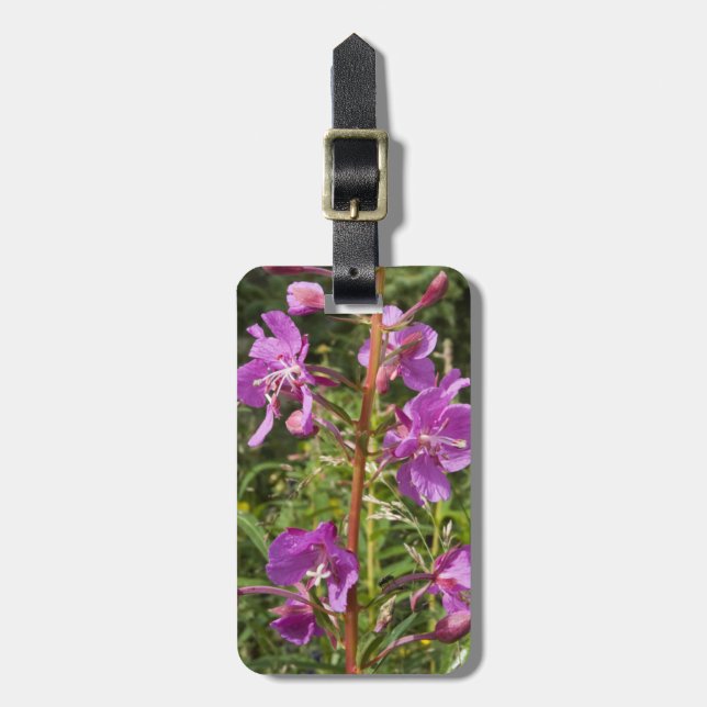 Etiqueta De Bagagem Identificação fácil do Fireweed nativo do (Frente Vertical)