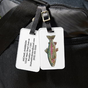 Etiqueta De Bagagem Identificador de Bagagem de Amante de Pesca – Desi