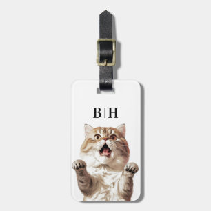 Etiqueta De Bagagem Identificador de Bagagem de Gato