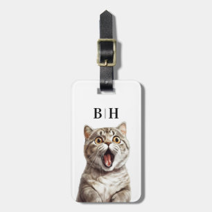 Etiqueta De Bagagem Identificador de Bagagem de Gato