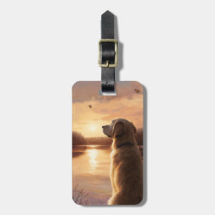 Etiqueta De Bagagem Identificador de Bagagem Golden Retriever