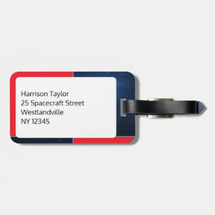 Etiqueta De Bagagem Identificador de Bagagem Personalizado com Tema Es