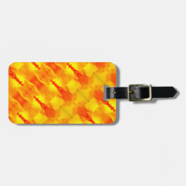 Etiqueta De Bagagem Ikat Amarelo também X Miami