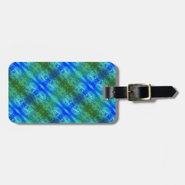 Etiqueta De Bagagem Ikat GL X Roxo 6 (Frente Horizontal)