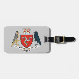Etiqueta De Bagagem ilha do emblema do homem