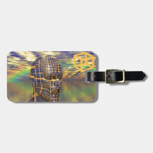 Etiqueta De Bagagem Ilusão planetária (Frente Horizontal)