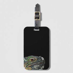 Etiqueta De Bagagem Ilustração Animal Iguana Lizard