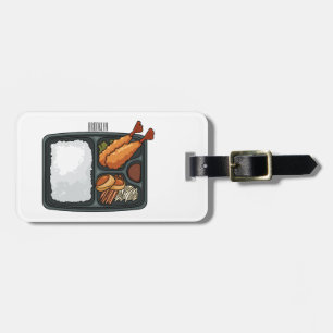 Etiqueta De Bagagem Ilustração de desenho animado de Bento