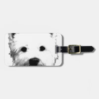 Imagem do cão de Terrier branco de montanhas