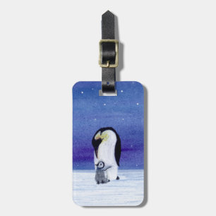 Etiqueta De Bagagem Imperador Penguin