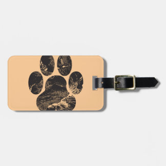 Etiqueta De Bagagem Impressão de Paw