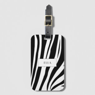 Etiqueta De Bagagem Impressão de zebra personalizável