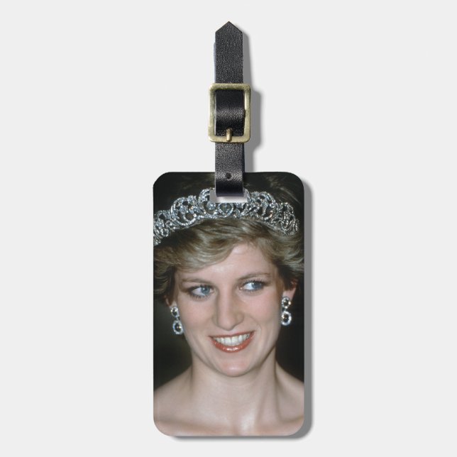 Etiqueta De Bagagem Impressionante! HRH Princesa Diana (Frente Vertical)