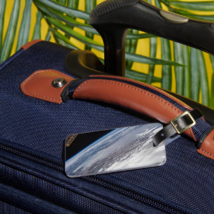 Etiqueta De Bagagem Incêndio No Parque Nacional De Yosemite E Na Flore