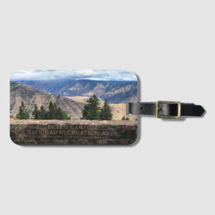 Etiqueta De Bagagem Inclina o Canyon Ccenic Byway, OR