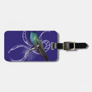 Etiqueta De Bagagem Incrível Hummingbird - personalize adicionando no