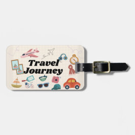 Etiqueta De Bagagem Incrível Viagem de Verão Viba a bagagem