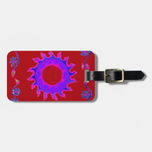Etiqueta De Bagagem Indian Motif Mendi Art