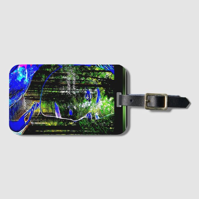 Etiqueta De Bagagem Indigo Candy 01 (Frente Horizontal)