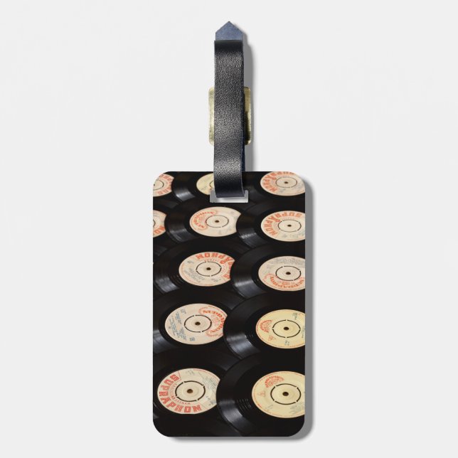 Etiqueta De Bagagem Informações gerais sobre os registros de vinil (Traseira Vertical)