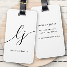 Iniciais de Caligrafia Branca Preta em Monograma M