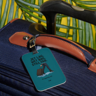 Etiqueta De Bagagem Iniciais Personalizadas Presente de Viagem Chic