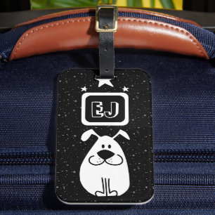 Etiqueta De Bagagem Iniciais Personalizados - Parecido com Cachorro