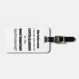 Etiqueta De Bagagem Instrumento mais importante contra o contrabando