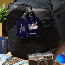 Iowa United States Retro State Map Vintage EUA