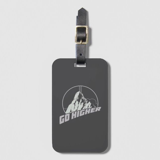 Etiqueta De Bagagem Ir Mais alto (Frente Vertical)