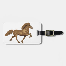 Etiqueta De Bagagem Islandês dos anos 30