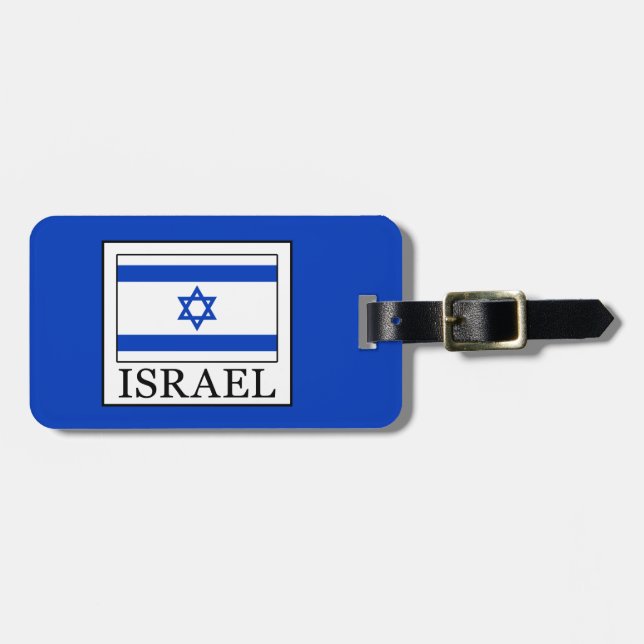 Etiqueta De Bagagem Israel (Frente Horizontal)