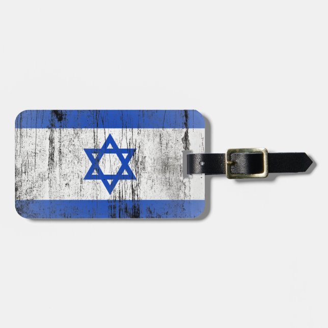 Etiqueta De Bagagem Israel (Frente Horizontal)