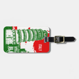 Etiqueta De Bagagem Italia | a torre inclinada de Pisa